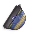 Torebka Half Moon BLUE CROCO
