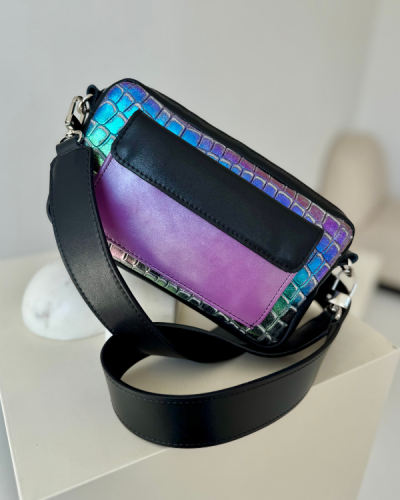 Torebka Card Bag Tęczowy Croco