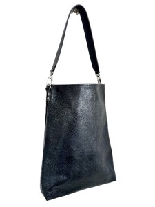 Trapeze Bag kabelka, černá, drobné šupiny