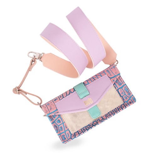 Torebka Mini Cube Croco Romantic