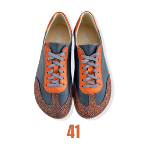Tenisky Barefoot Flowers Orange